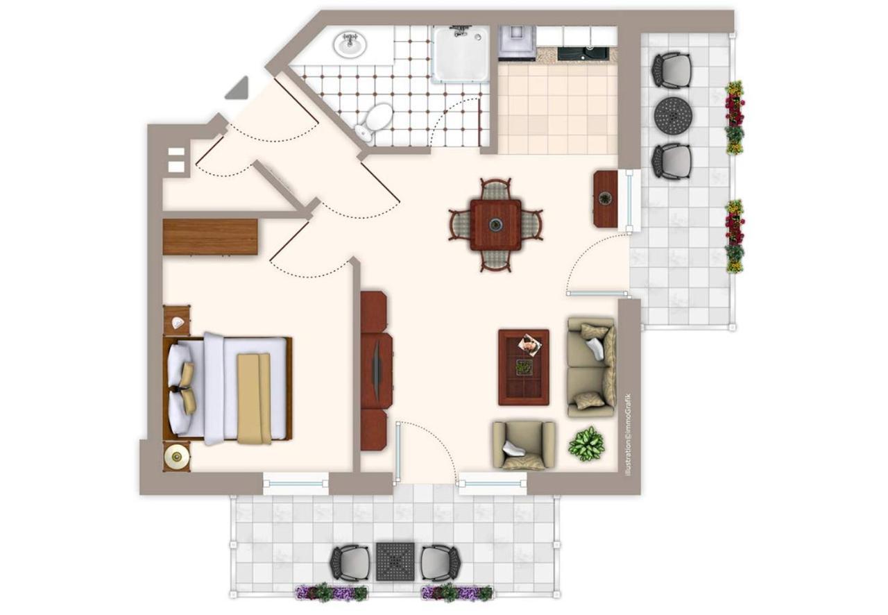 Morgensonne Apartment Juliusruh Ngoại thất bức ảnh